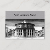 DE IDEALE STAD/RENAISSANCE ARCHITECTUUR,ARCHITECT VISITEKAARTJE (Achterkant)