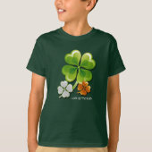 De Ieren. Shamrocks St. Patrick's Day T-shirt (Voorkant)