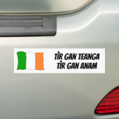 De Ierse Bumpersticker beschermen (Op auto)