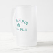 De Ierse Pub van McMahon Matglas Bierpul (Voorkant links)