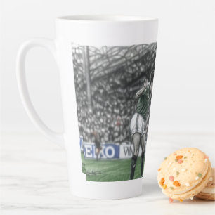 De Ierse voetbal vieren Latte Mok
