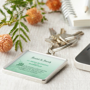 De Ierse Zegen van de Gelukwensen van het Huwelijk Sleutelhanger