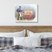 De ijsverkoper, 1895 canvas afdruk (Insitu (Slaapkamer))