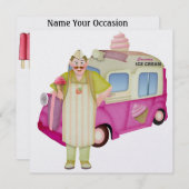 De ijswagen - SRF Kaart (Voorkant / Achterkant)