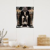 De IJzeren koning van Kay Nielsen Poster (Keuken)