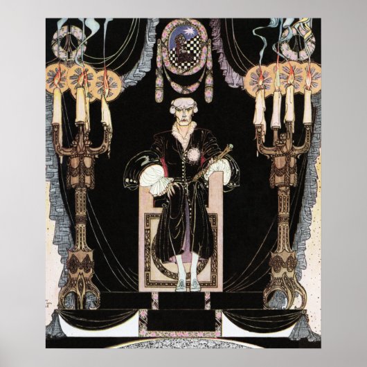 De IJzeren koning van Kay Nielsen Poster (Voorkant)