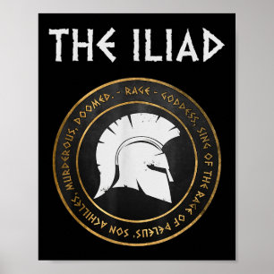De Ilias-toorn van de Achilles Trojaanse oorlog Poster