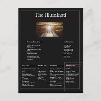 De Illuminati Briefkaart