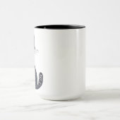 De illustratie toont een schattig kitten. mok (Midden)