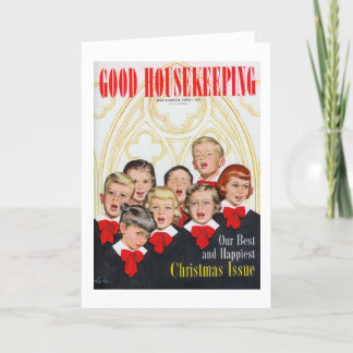 De Illustratie van de kerstkaart Feestdagen Kaart