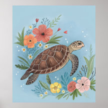 De illustratie van een zeeschildpad
