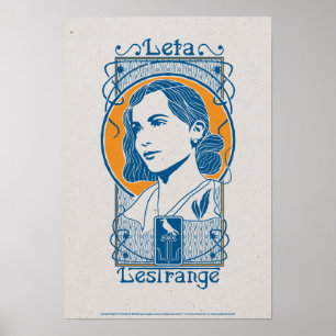 De Illustratie van Lestrange van Leta Poster