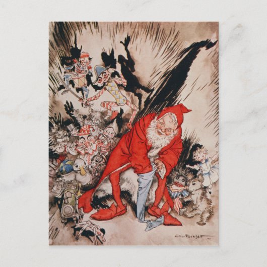 De illustraties van Kerstmis Feestdagenkaart (Voorkant)