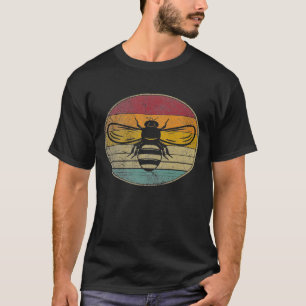 De imker redt de bijen koningin Retro Honey Whispe T-shirt