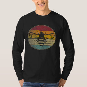 De imker redt de bijen koningin Retro Honey Whispe T-shirt