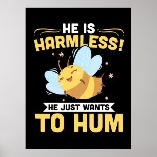 De imker wil alleen maar de poster