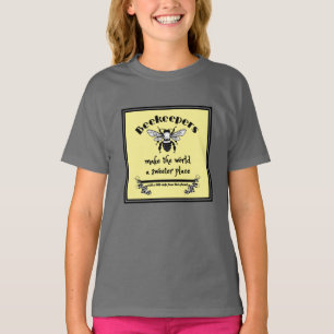 De imkers maken van de wereld een zoeter plek met t-shirt