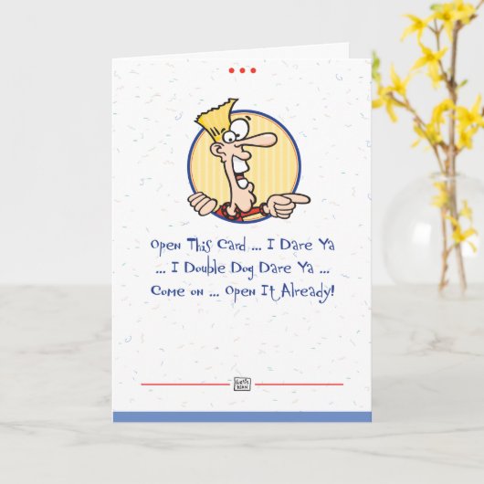 De In het groot Kaarten cb077 van ChuckleBerry (Gele Bloem)