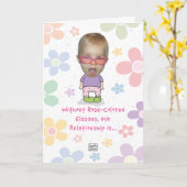 De In het groot Kaarten wb008 van ChuckleBerry (Gele Bloem)