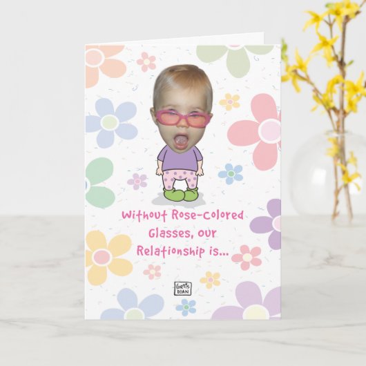 De In het groot Kaarten wb008 van ChuckleBerry (Gele Bloem)