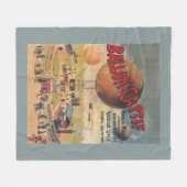 De in werking gestelde ballonverbindingen bij een fleece deken (Voorkant (Horizontaal))