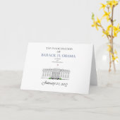 De Inauguratie 2013 van Obama Kaart (Gele Bloem)