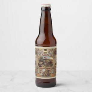De Inbriate's Express Americana Bier Etiket