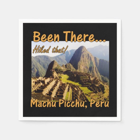 De Inca Trail - Machu Picchu Servet (Voorkant)