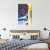 De Indiaan in zijn Eenzaamheid NC Wyeth 1907 Canvas Afdruk (Insitu (Slaapkamer))