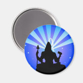 De Indiase God Shiva - Magneet (Voorkant / Achterkant)