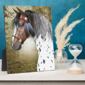 De Indiase Pony Fotoplaat (Zijkant)