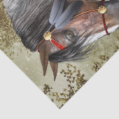 De Indiase Pony Tissuepapier (Detail)