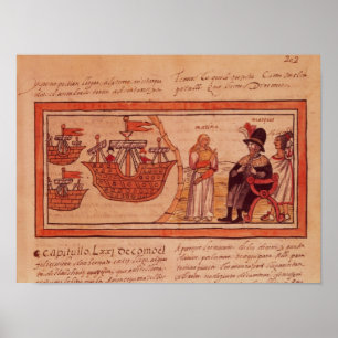 De Indiase prinses Malinche of Dona Marina Poster