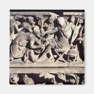 De indiening van een barbaars bij een Romeinse Magneet