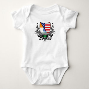 De indisch-Amerikaanse Vlag van het Schild Romper