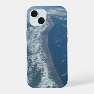 De Indische Oceaan kustlijn van Kenia en Somalië. iPhone 15 Hoesje