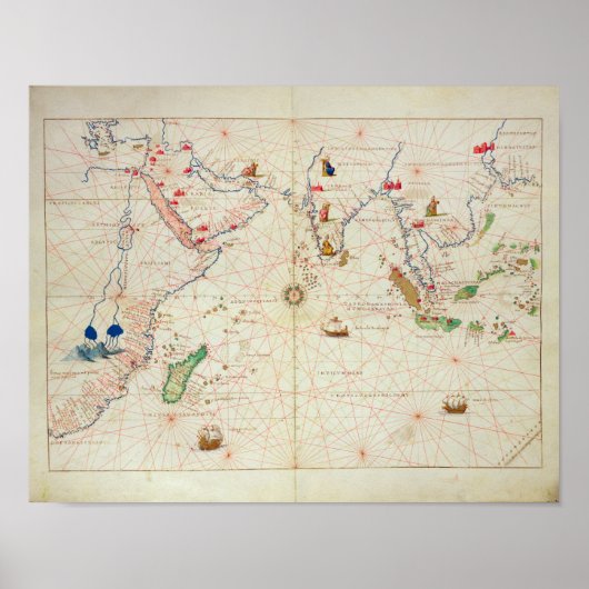 De Indische Oceaan Poster (Voorkant)