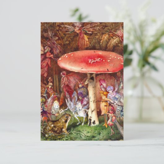 De indringer John Anster Fitzgerald Informatiekaartje (Staand voorkant)