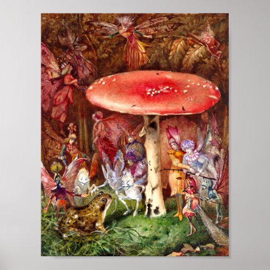 De indringer John Anster Fitzgerald Poster (Voorkant)