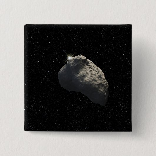 De indruk van een kunstenaar vierkante button 5,1 cm (Voorkant)