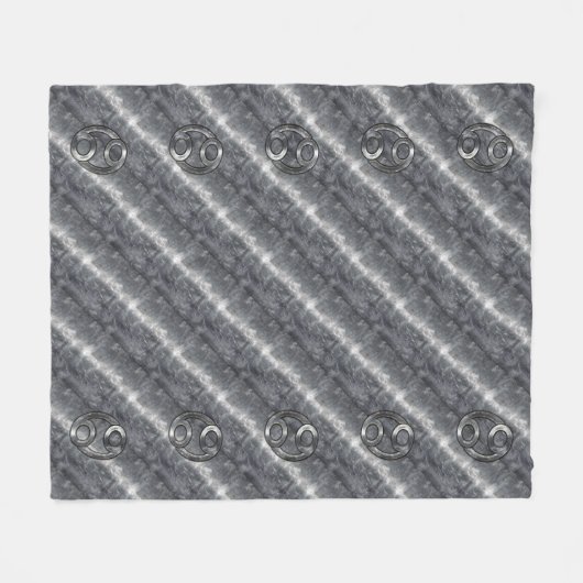 De Industriële Stijl van het Symbool van de Fleece Deken (Voorkant (Horizontaal))