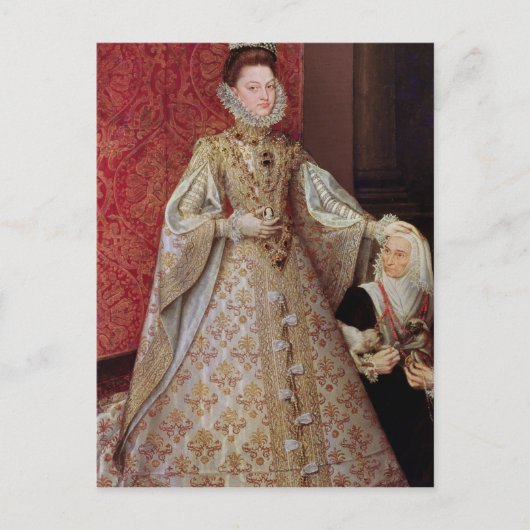 De Infanta Isabel Clara Eugenia met de Briefkaart (Voorkant)