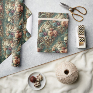 De Infernal Motorcade - Gothic Floral Design Cadeaupapier