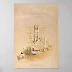 De ingang aan de Grote Tempel van Boven Poster