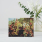 De ingang van Alexander de Grote Briefkaart (Staand voorkant)