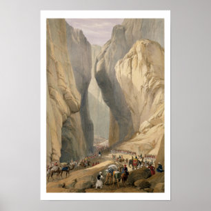 De ingang van de Bolan Pass van Dadur, van 'Sketc' Poster