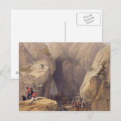 De ingang van de Kojak-pas van Parush, van 'Sket' Briefkaart (Voorkant / Achterkant)