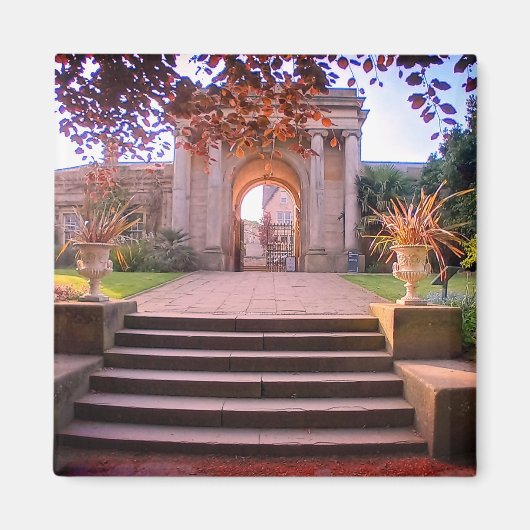De ingang van het park magneet (Voorkant)