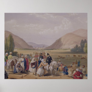 De ingang van Killa-Kazee in Caubul uit 'S Poster