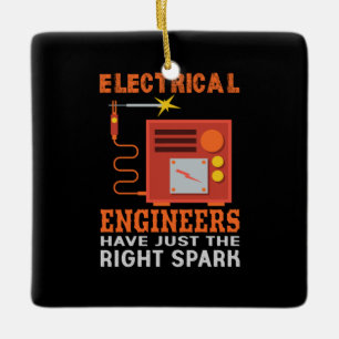 De ingenieurs Elektrische Ingenieurs hebben enkel Keramisch Ornament